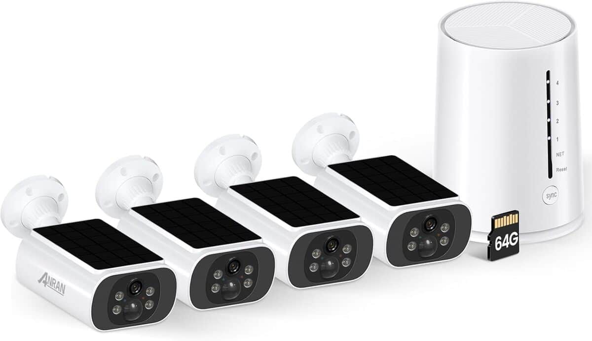 Test de la caméra ANRAN 4MP : performance et autonomie solaire