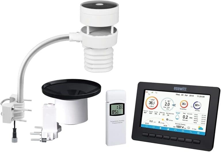 Ecowitt Détecteur De Foudre Sans Fil WH57 - Capteur Pour Station Météo Ecowitt - Alerte Orage