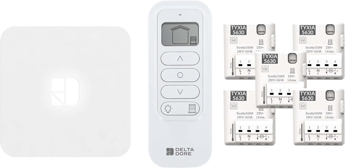 Test du Delta Dore Pack Tyxia 642 : volets connectés à portée de main