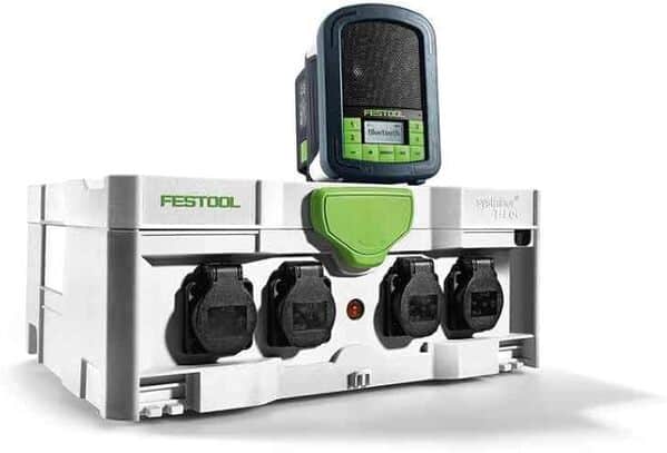 Festool Systainer 101184310 SYS Power Hub IP44 avec 5 prises 396 x 296 x 157,5 mm, 1 pièce, 101184310