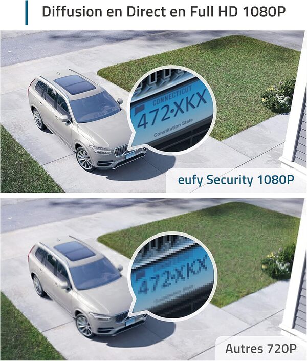 Eufy Security Caméra de Surveillance WiFi Extérieure sans Fil, eufyCam 2C Base + 2 caméras, Autonomie de 180j, HD 1080p, Étanchiété IP67, Vision Nocturne, sans Charges mensuelles (Stockage Local)