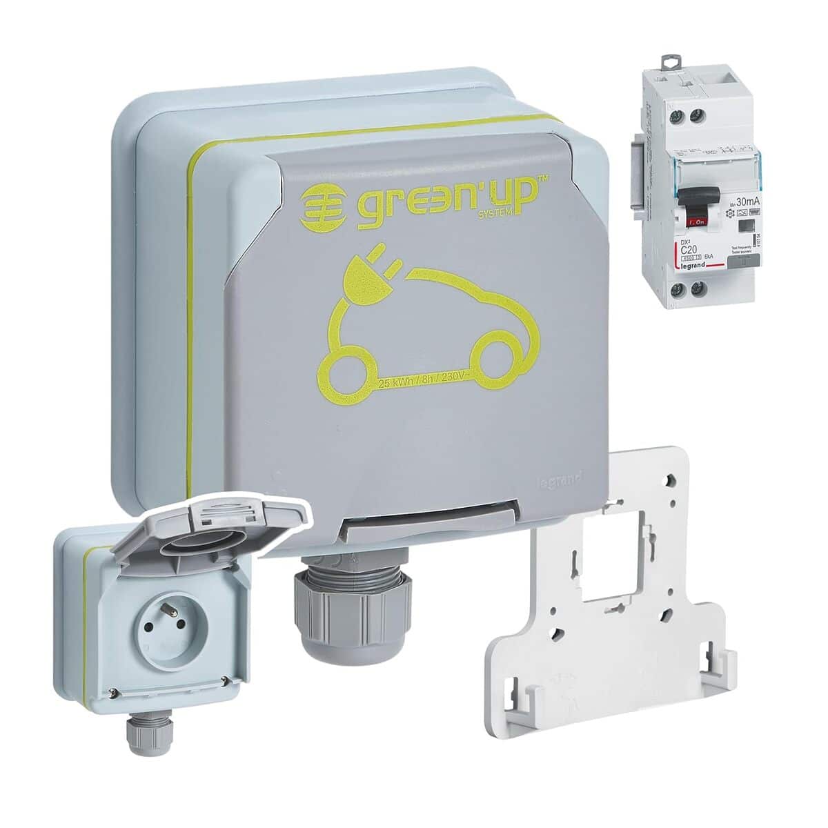 Test de la prise murale Green'up Access Legrand : rechargez votre véhicule électrique en toute simplicité