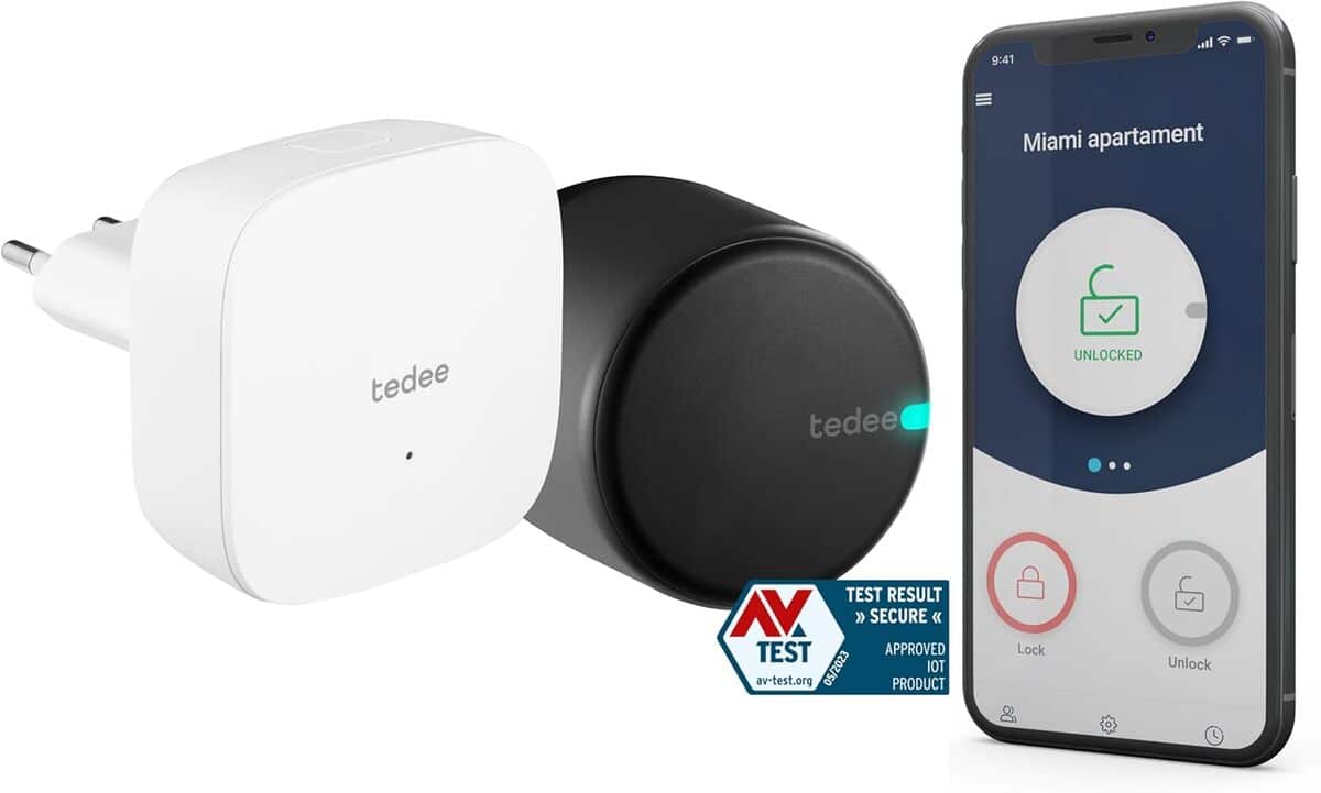 Test de la serrure intelligente tedee Go : sécurité et praticité