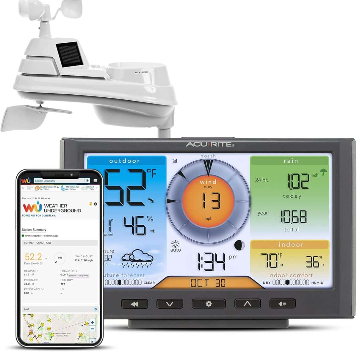 Test : station météo AcuRite noire