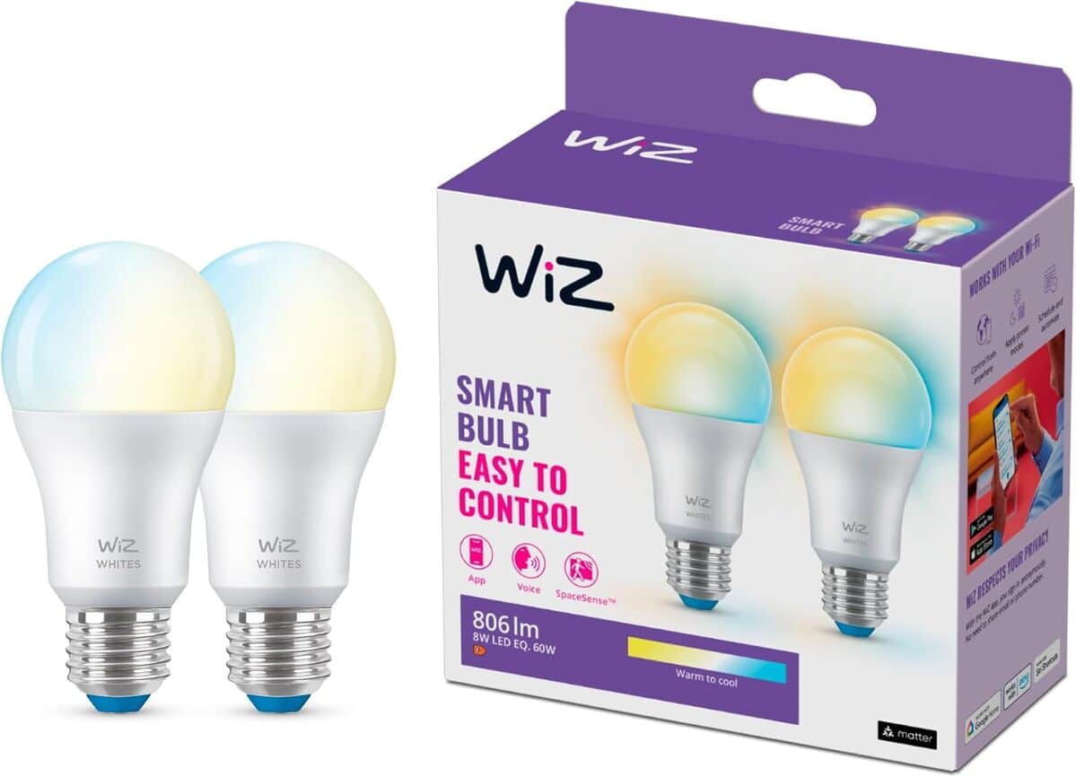 Test WiZ : ampoule LED connectée E27, optimise votre éclairage