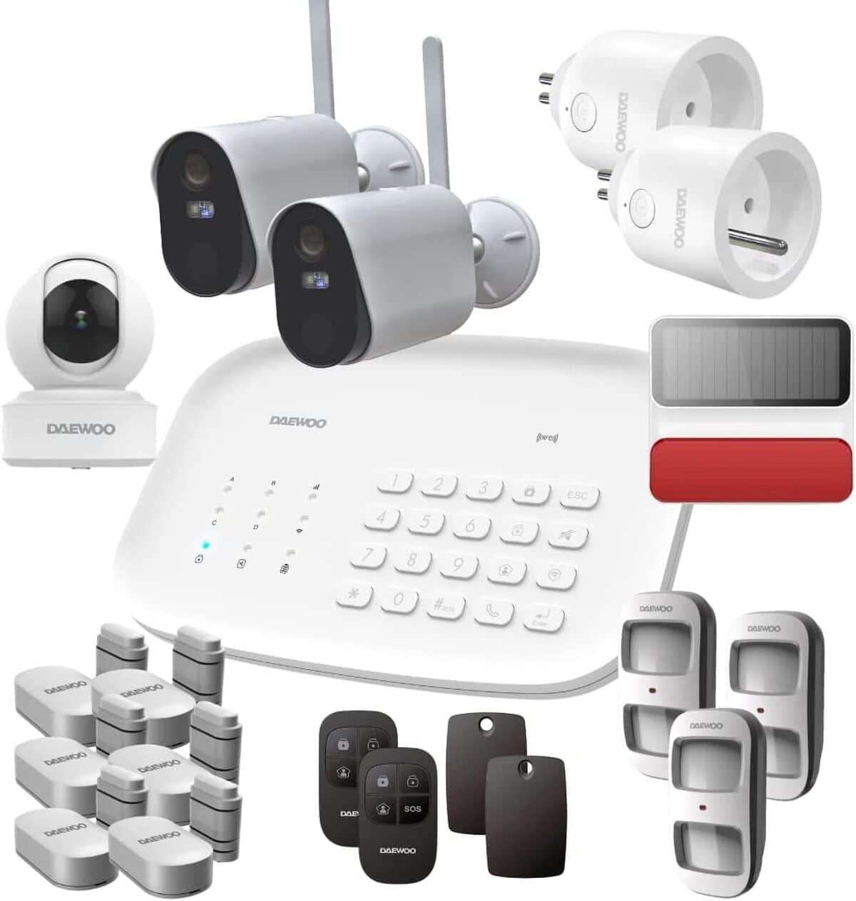 Test du pack alarme Daewoo Security DASA660AM : sécurité et connectivité