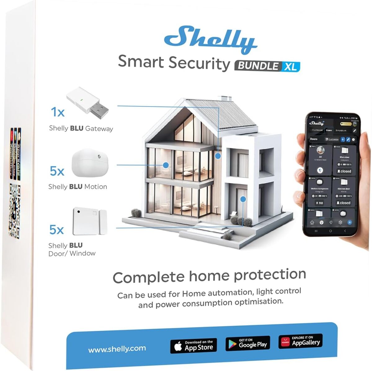 Test du Shelly Smart Security Bundle XL : kit domotique complet