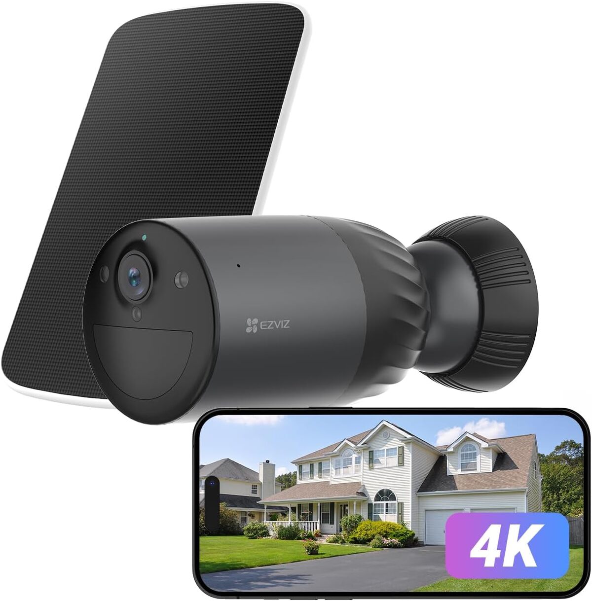 Test de la caméra de surveillance EZVIZ BC1C 4K : performances sans fil en extérieur