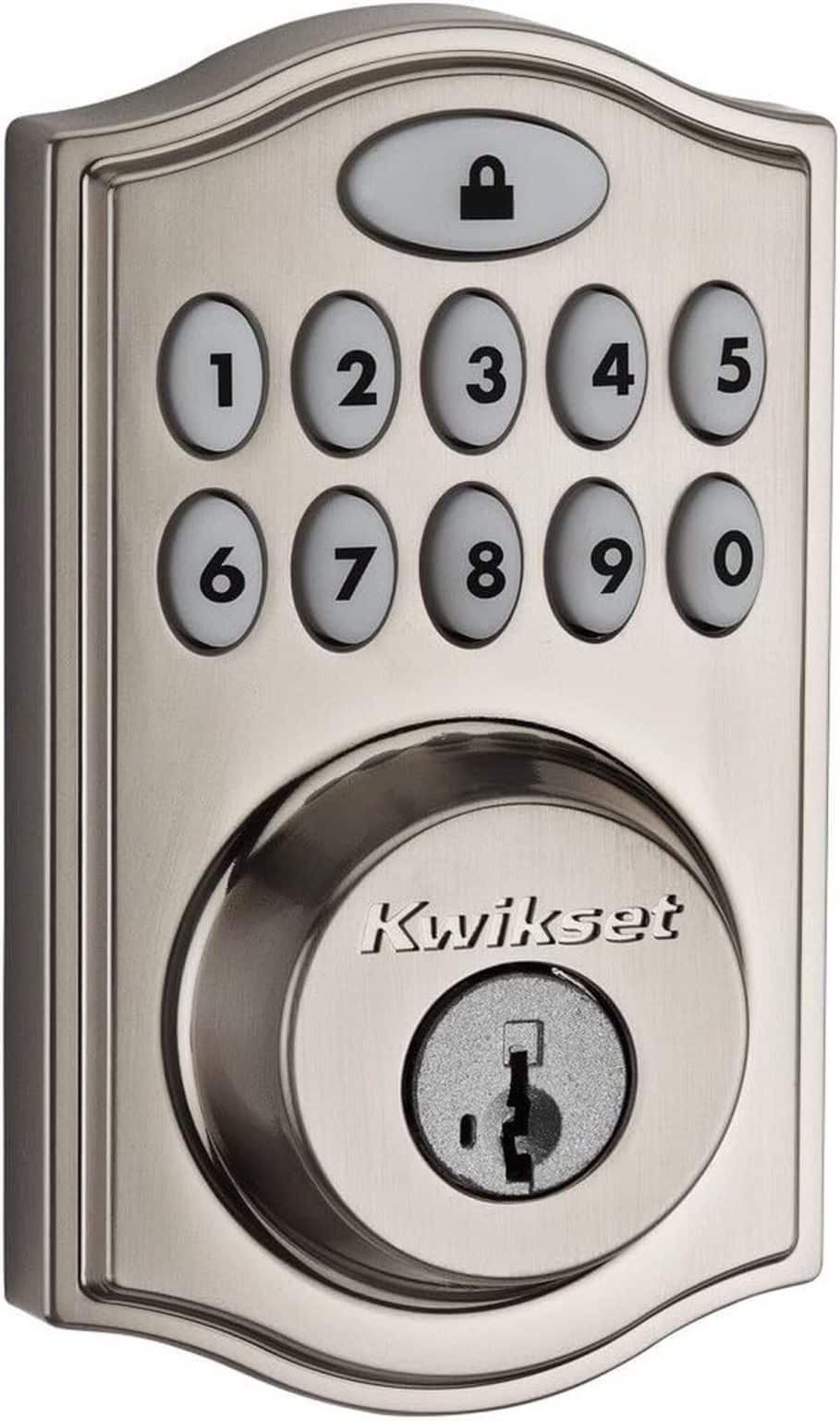 Serrure Intelligente Kwikset Smart Code Halo 69316-02 Avec Support - Ouvert, Jamais Utilisé