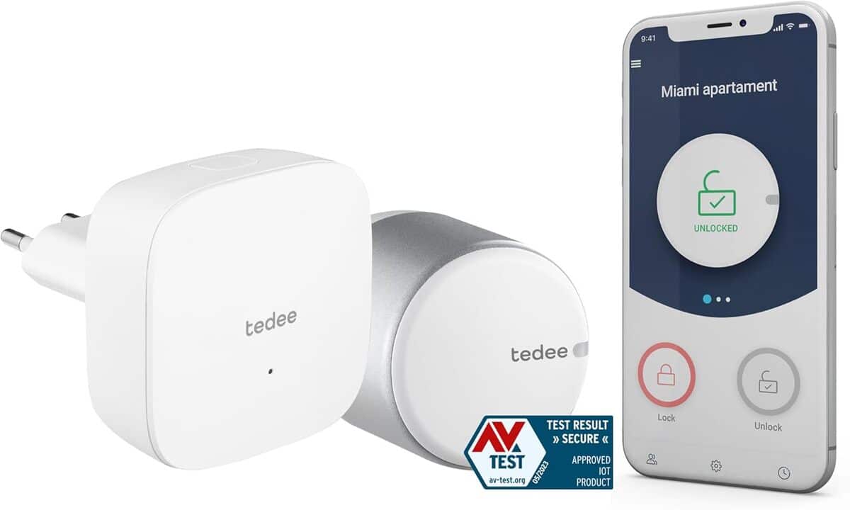 Test de la serrure intelligente tedee Go : efficacité et design connecté