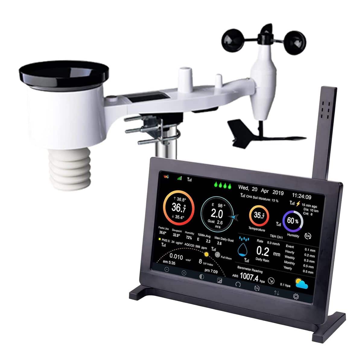 Test de la station météo ECOWITT HP2561 : prévisions précises et connectées