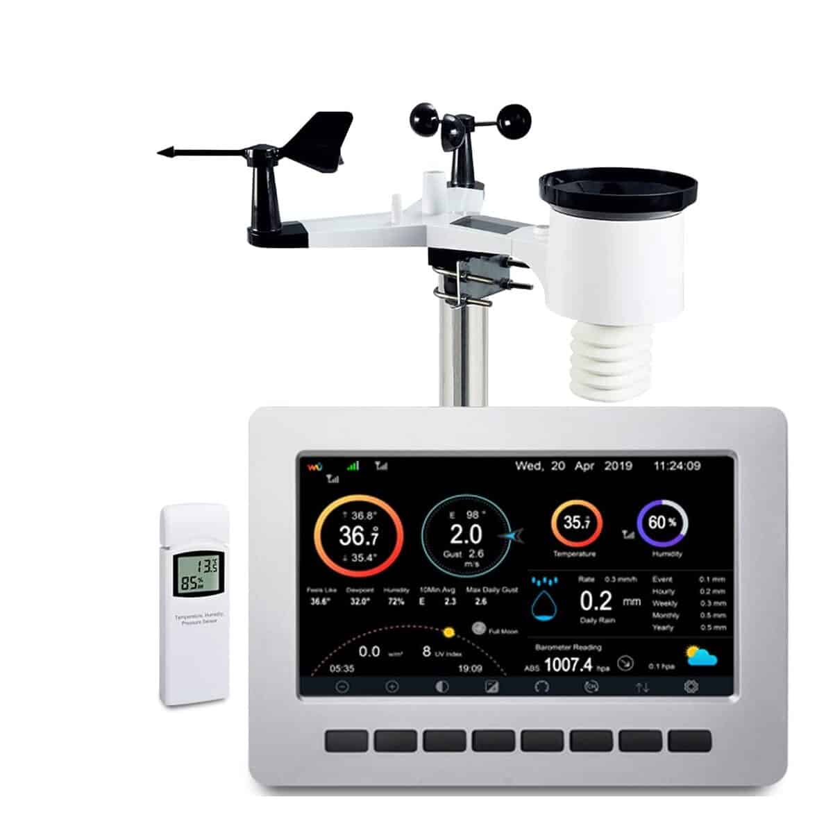 Test de la station météo froggit HP1000SE PRO : performance sans fil et Wi-Fi