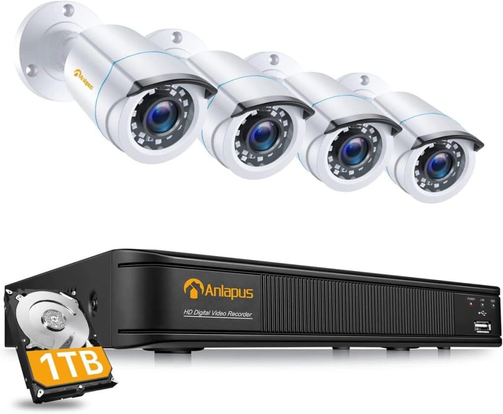 Test du kit de surveillance Anlapus H.265+ avec caméras 2MP et enregistreur