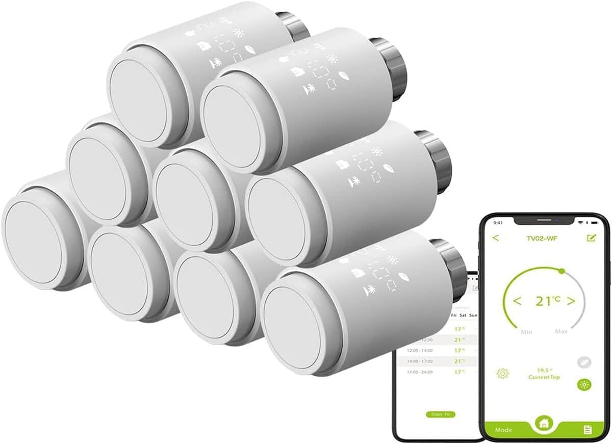 Test des vannes thermostatiques intelligentes Qiumi : connectivité et performance