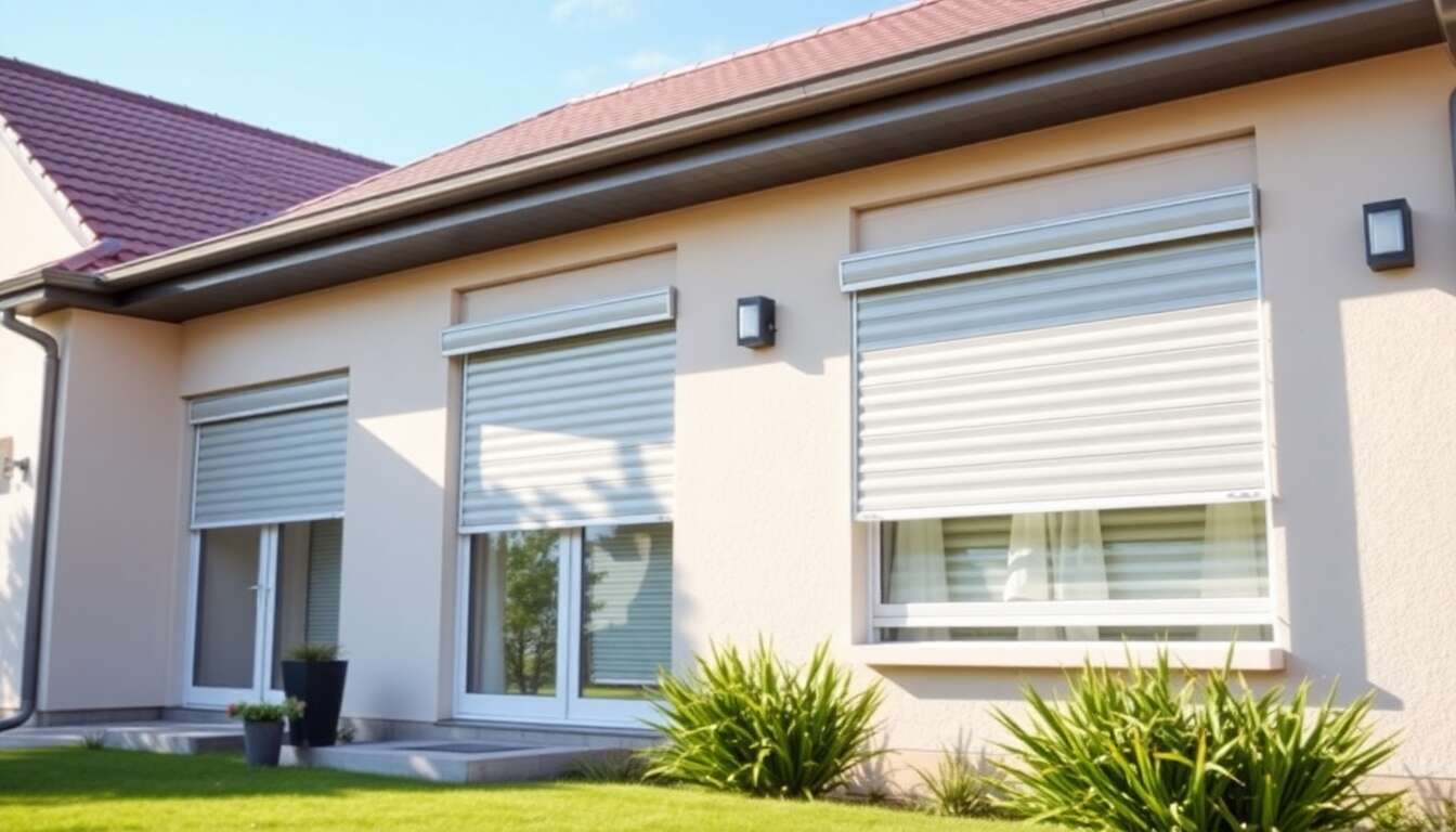 Installation des volets roulants connect&eacute;s