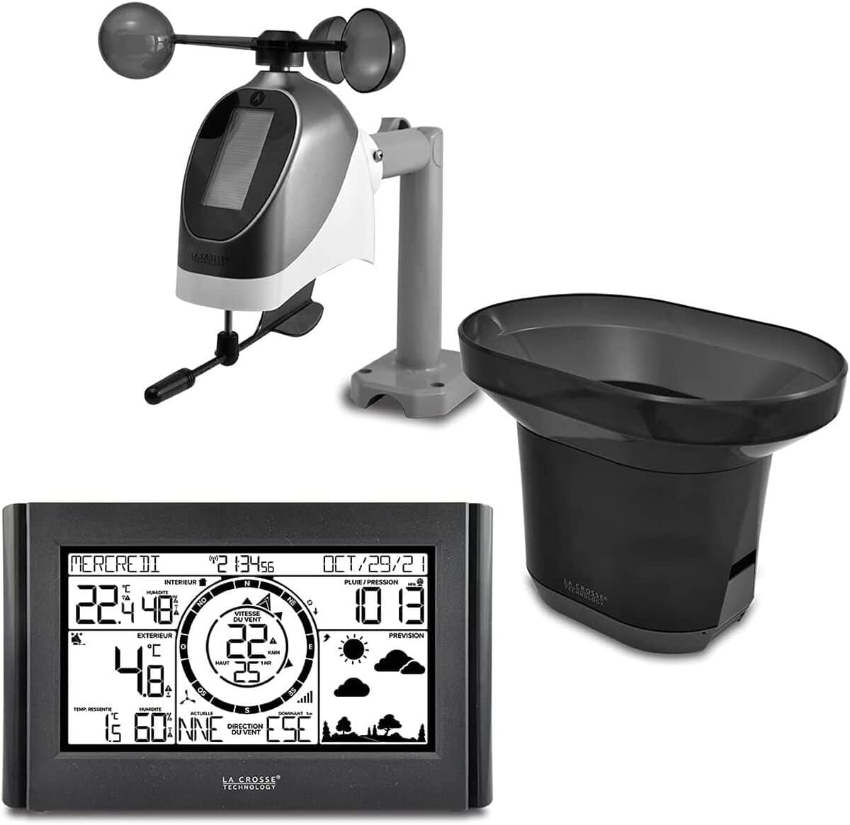 Test de la station météo pro La Crosse Technology WS1652-BLA