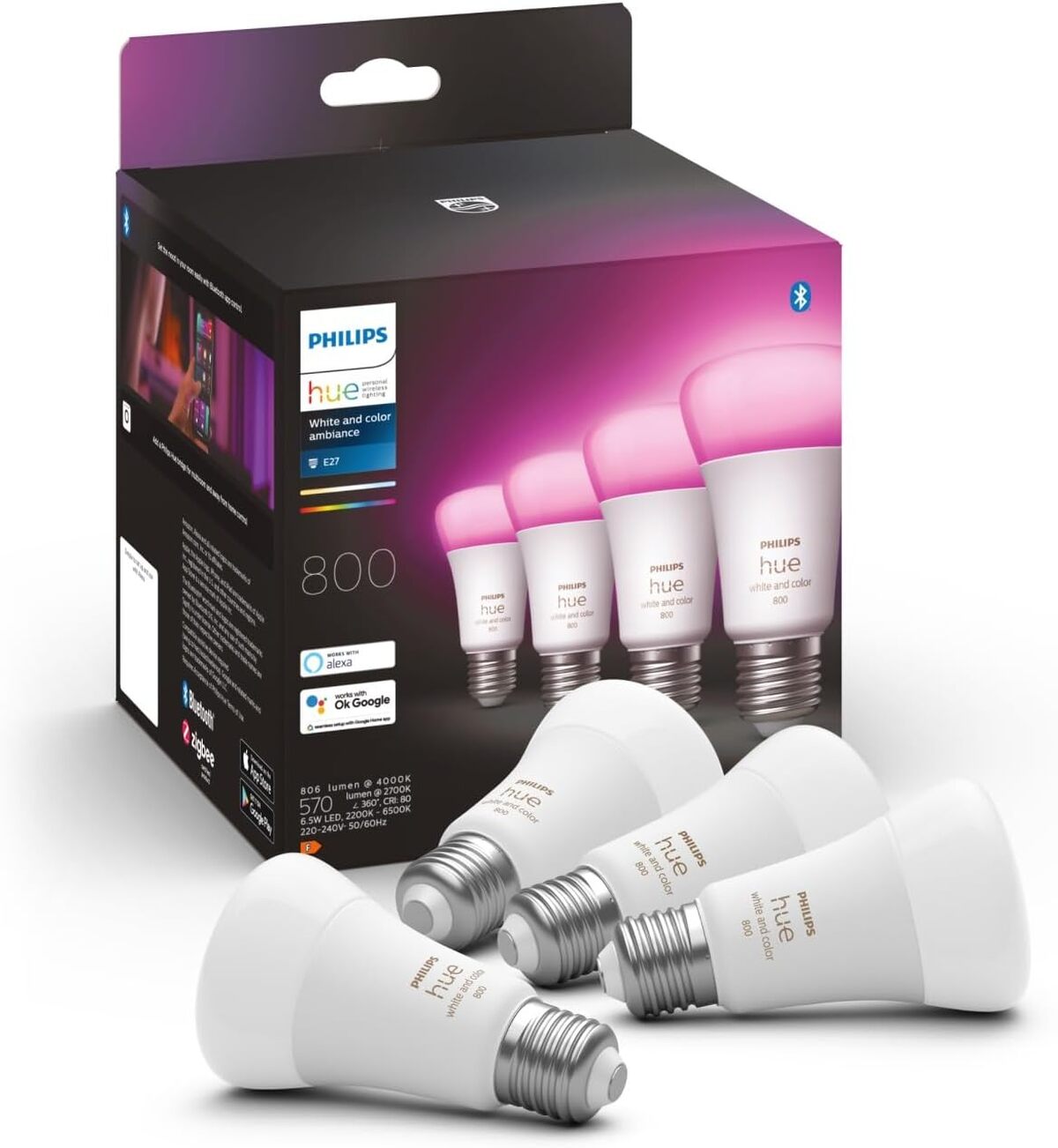 Test des Philips Hue White and Color Ambiance : ampoules LED connectées E27