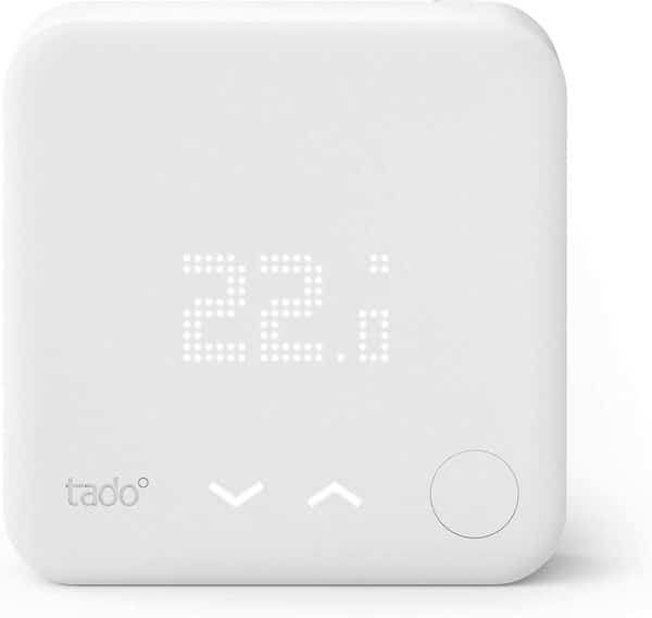 tado° Tête Thermostatique Connectée et Intelligente – Accessoire connecté via wifi & Sonde de température sans fil – Accessoire pour Têtes Thermostatiques Intelligentes tado°