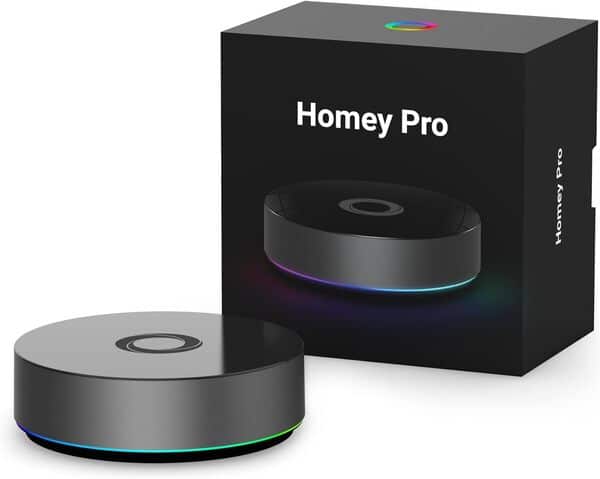 Homey Pro (Early 2023) | Box Maison connectée – Compatible avec Z-Wave Plus, Zigbee, Wi-FI, BLE, 433 MHz, Infrarouge, Matter & Thread. Compatible avec Siri, Alexa & Google Home.