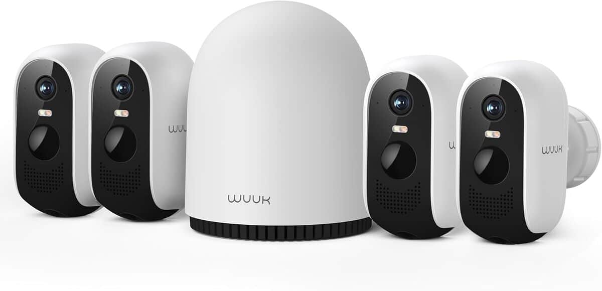 Test de la WUUK caméra de surveillance WiFi 2K sans fil : sécurité et autonomie