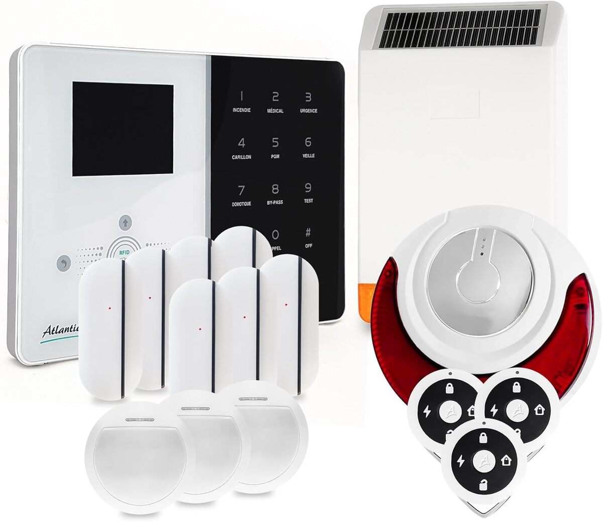 Test de l'alarme maison IP IPEOS KIT 7 MD-326R