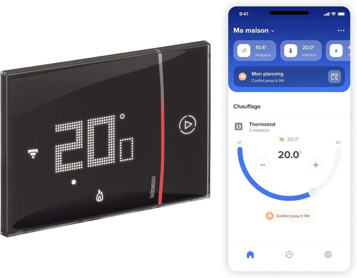 Test du thermostat connecté Legrand Smarther avec Netatmo 49039