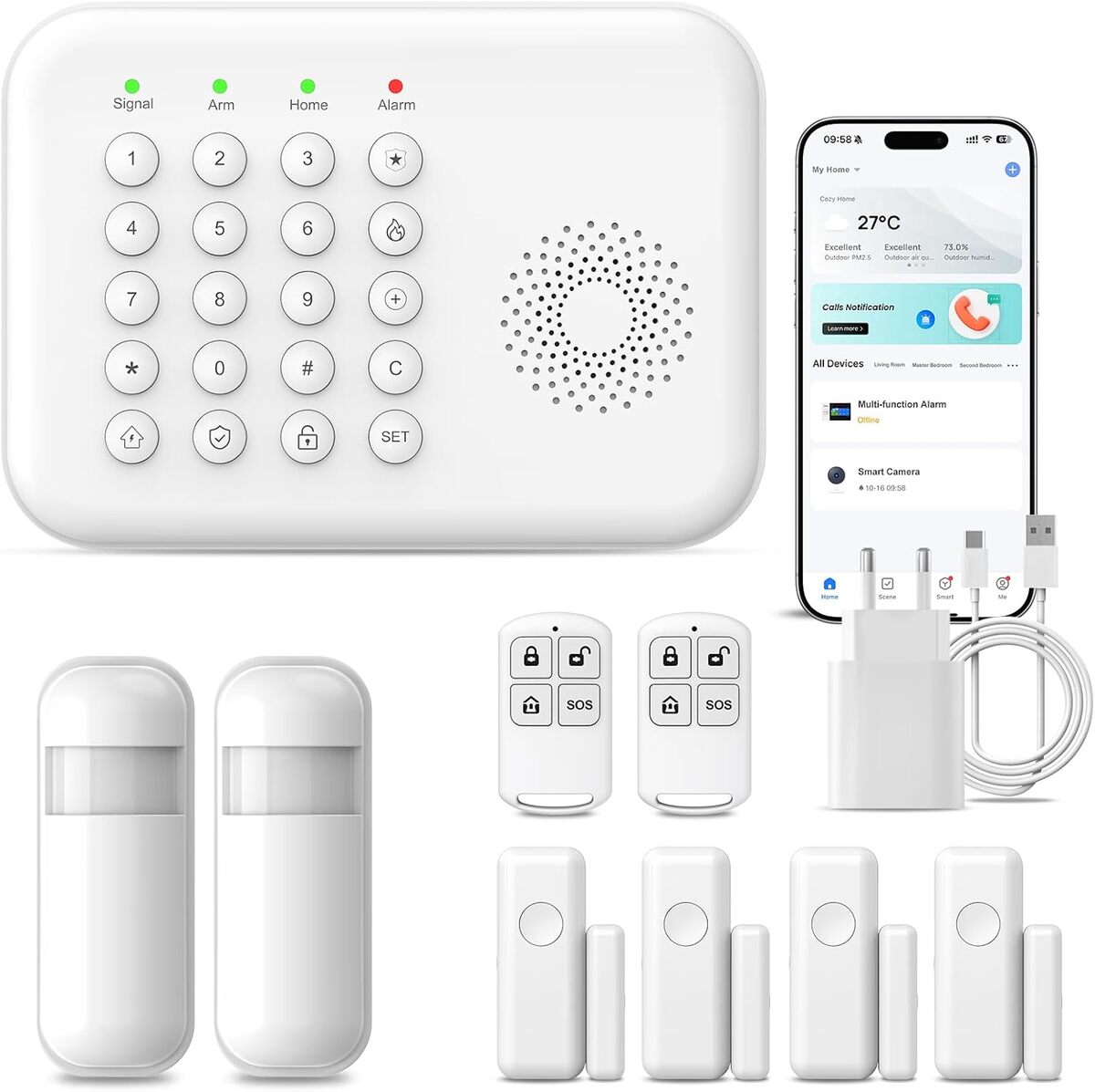 Test : système de sécurité domestique 4G/Wi-Fi avec alarme et clavier