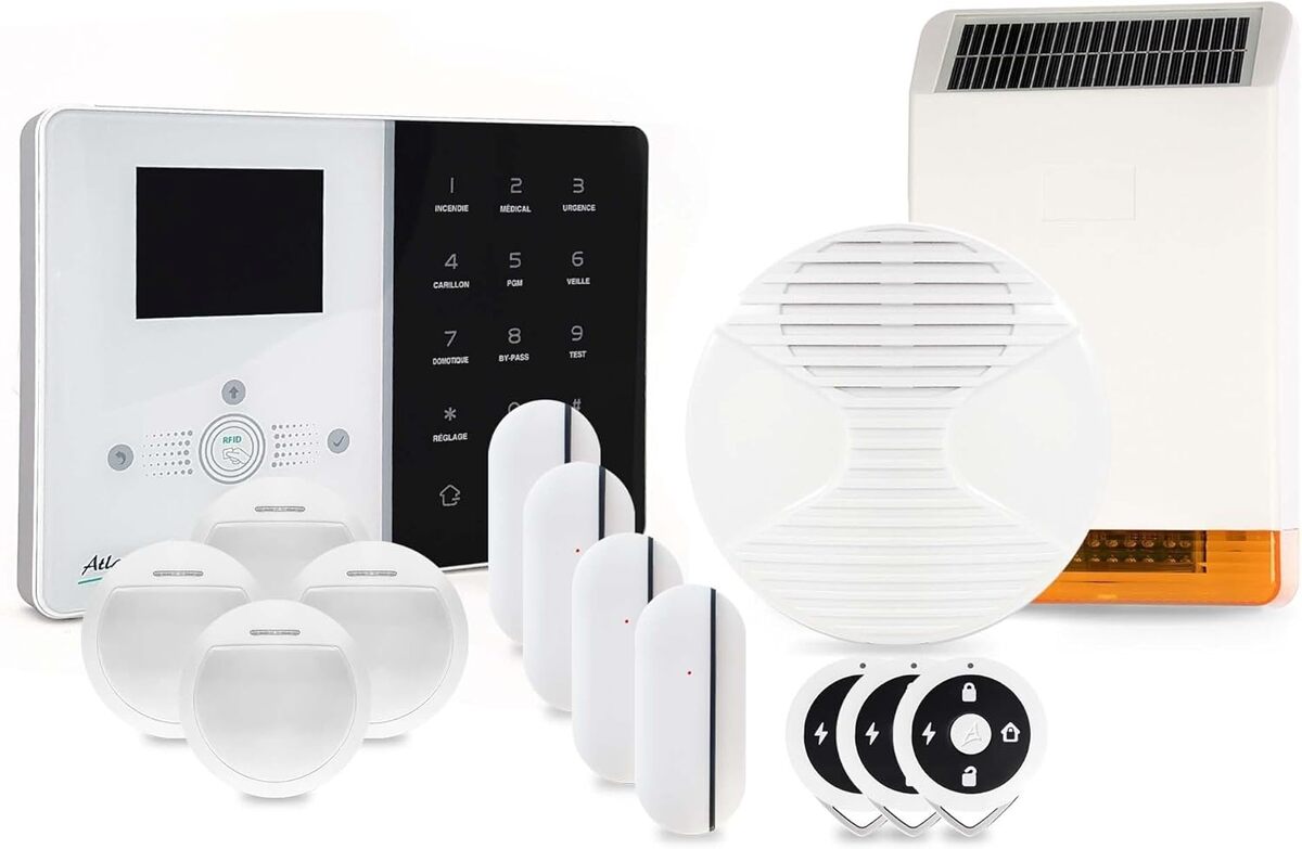 Test de l'alarme maison IPEOS KIT 4 MD-326R