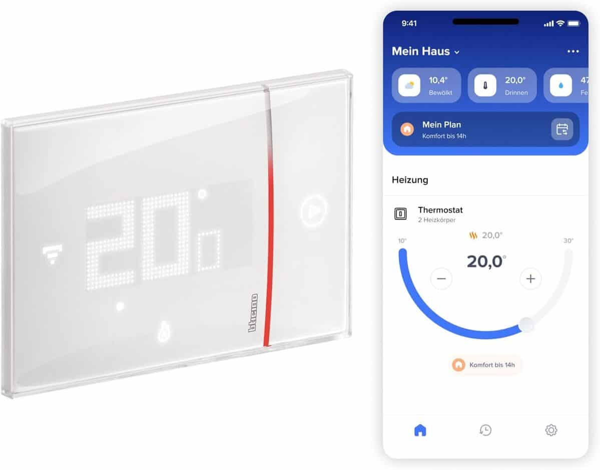 Test du Bticino XW8002 Smarther2 : thermostat intelligent Wi-Fi encastrable blanc