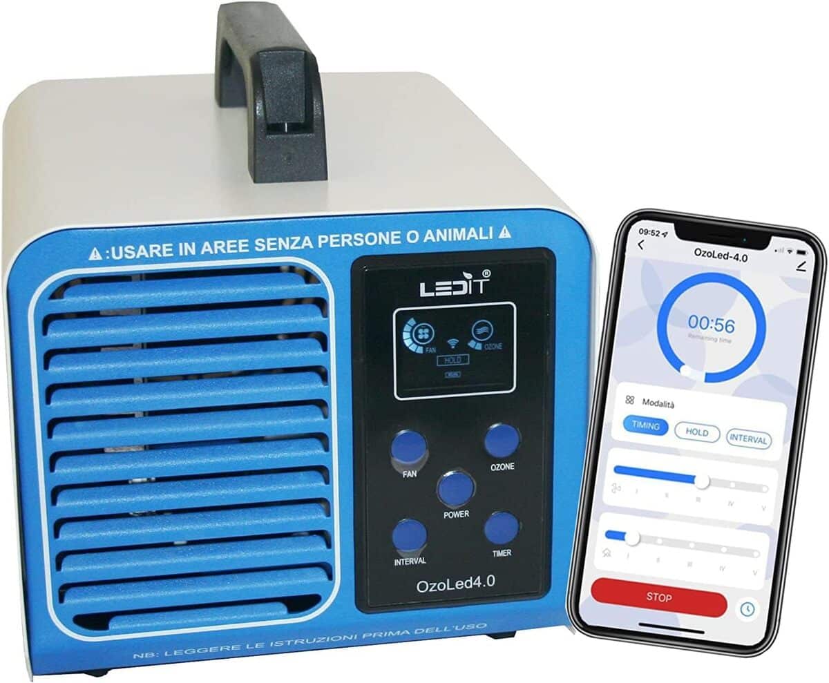 Test du générateur d'ozone Ozoniseur 10000 MG/hr avec minuterie à distance