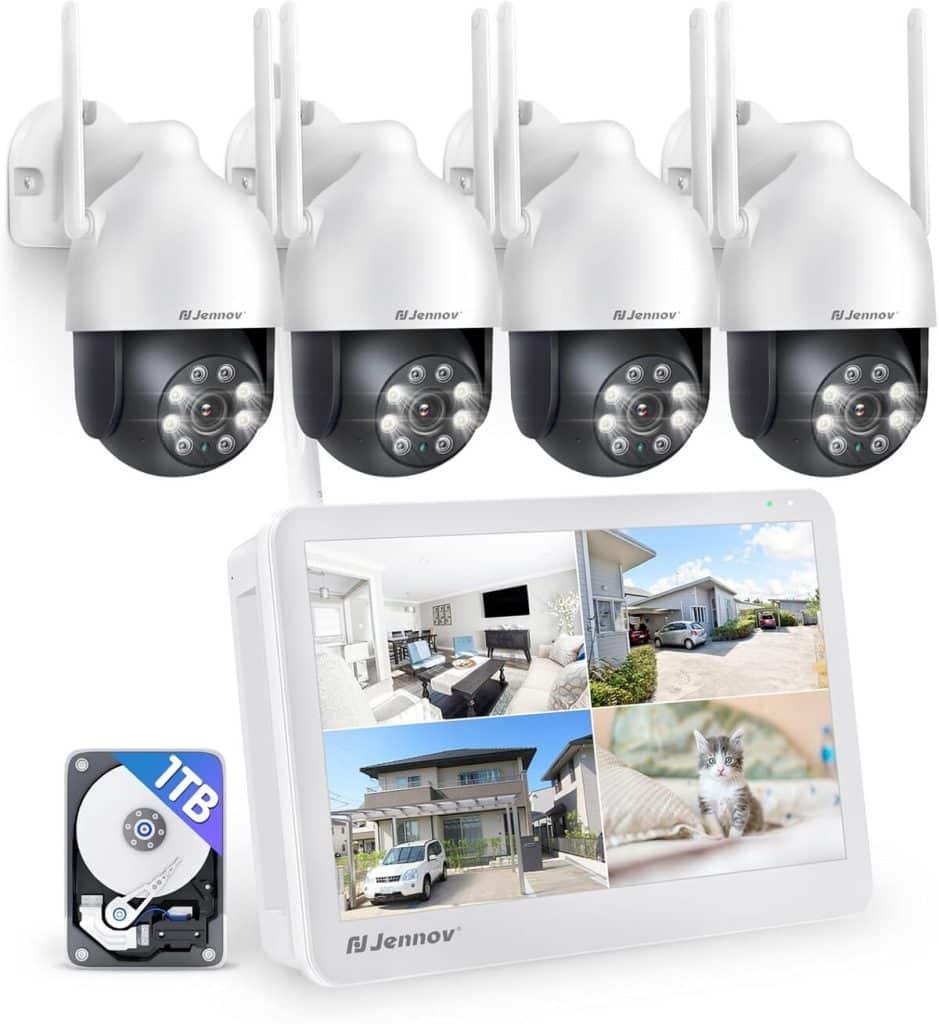 Test du kit caméra Jennov 5MP PTZ : surveillance performante