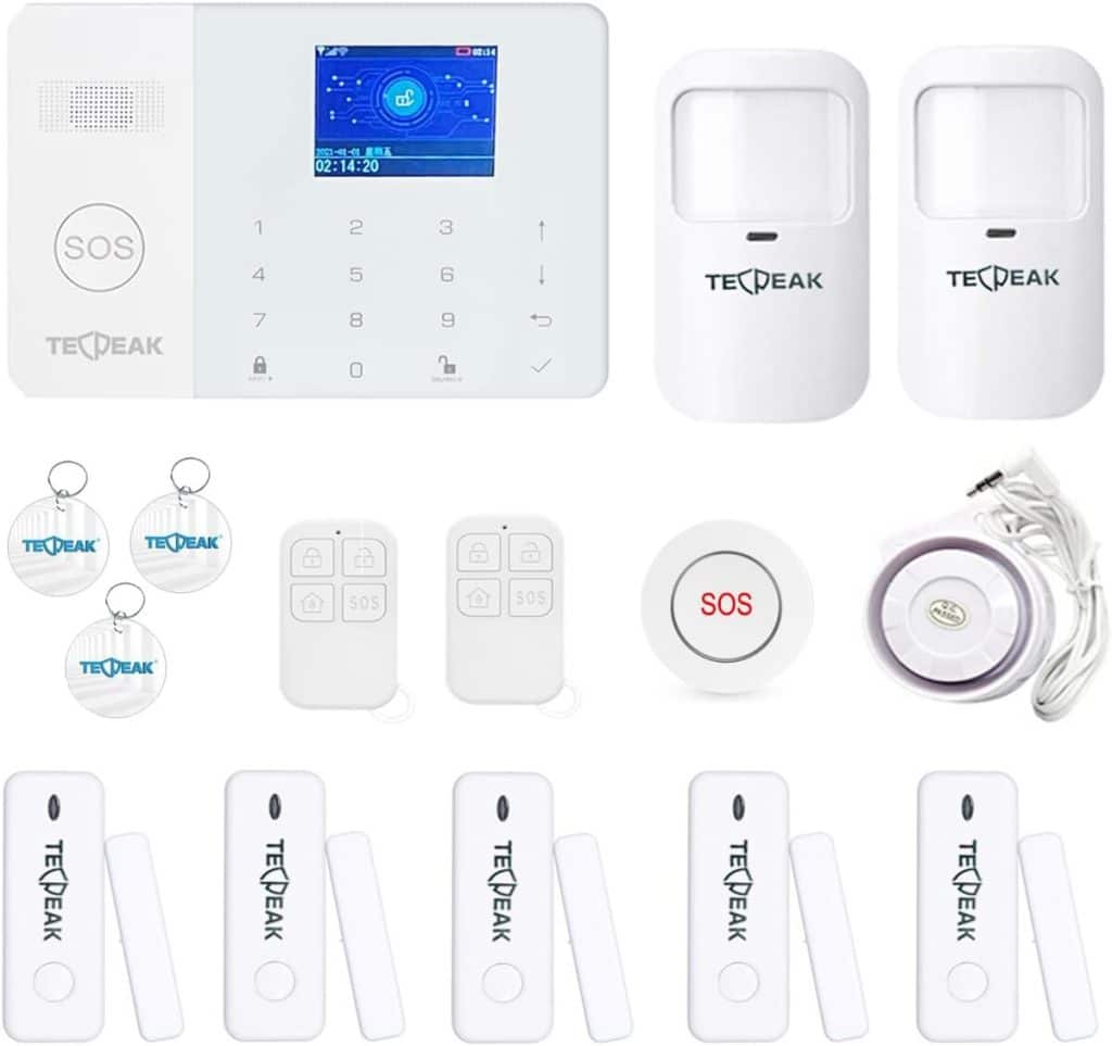Test du kit d'alarme TECPEAK sans fil : sécurité efficace pour votre maison