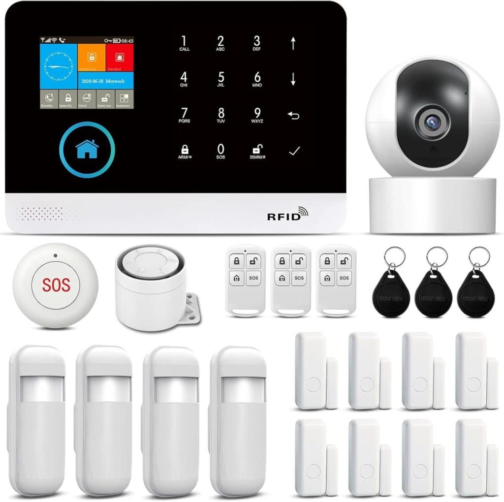 Test du système d'alarme GSM WiFi Domestique 1080P