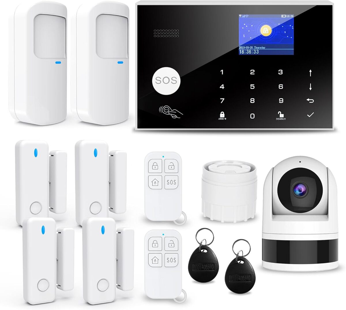 Test du système d'alarme sans fil TUGARD 13 pcs pour maison