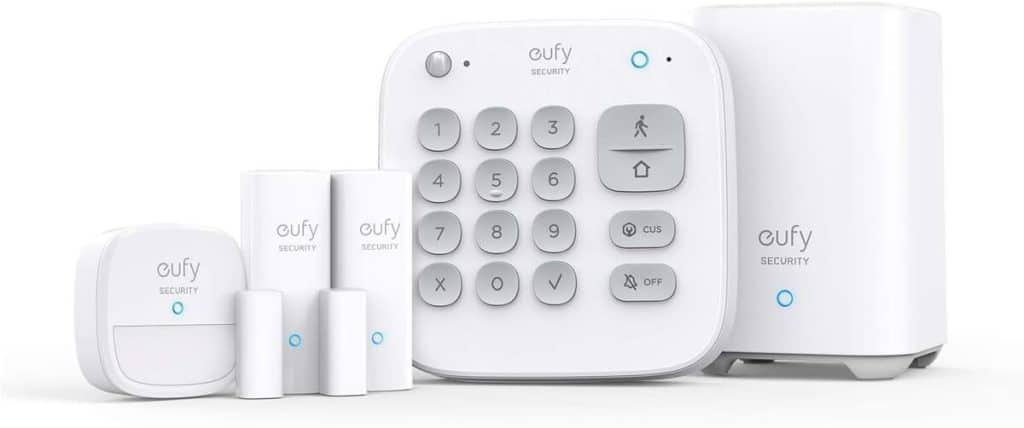 Test : kit alarme eufy Security 5 pièces, sécurité domestique