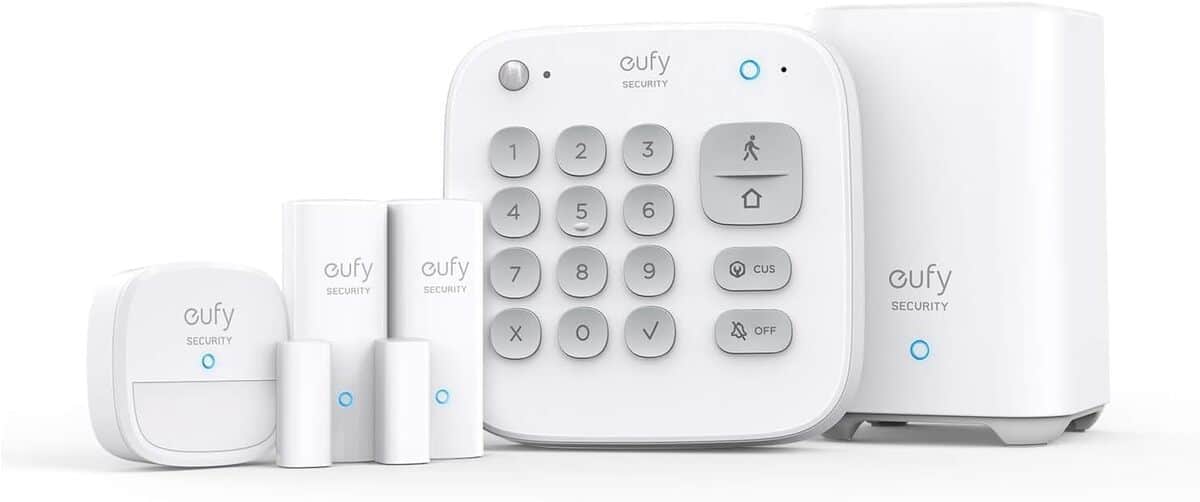 Test : kit alarme eufy Security 5 pièces, sécurité domestique