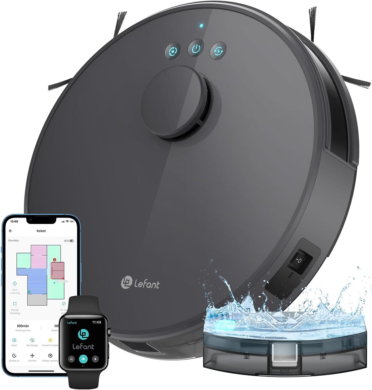 Test : lefant M1 robot aspirateur-laveur 2 en 1 ultra puissant