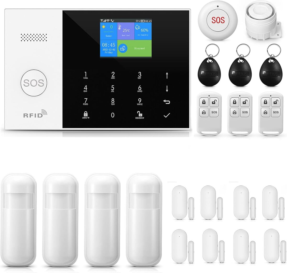 Test : système d'alarme domestique LWOHSI WiFi + GSM