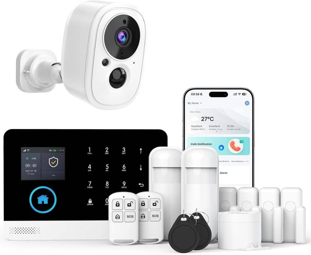 Test : système d'alarme sans fil Domestique 4G+WiFi avec caméra extérieure