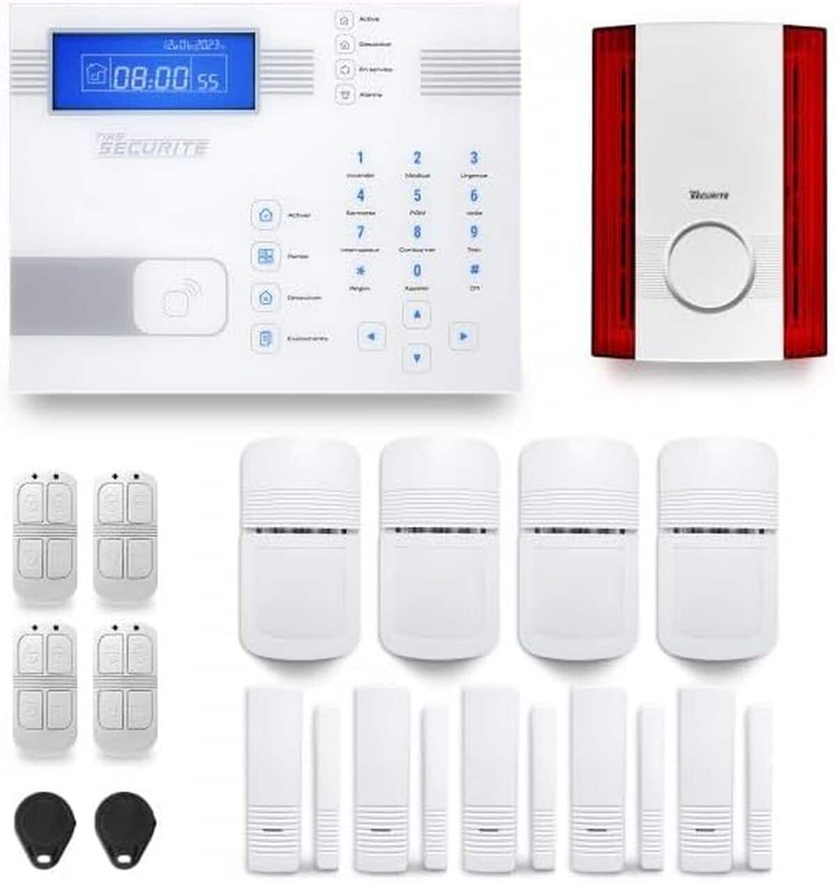 Test alarme SHBi : protection complète avec sirène et module GSM