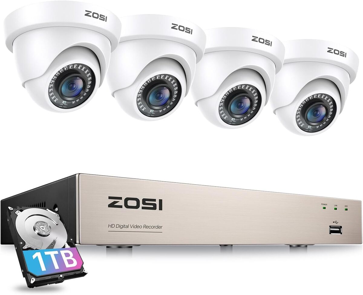 Test du kit vidéo surveillance ZOSI H.265+ avec 4 caméras IP66 et DVR 8CH