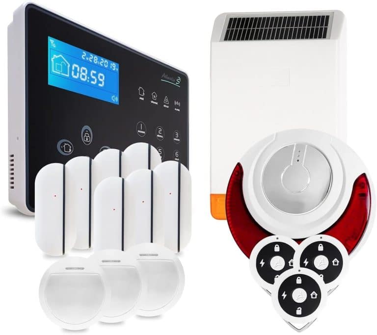 Pack Alarme Maison Sans Fil WiFi - 8/10 Zones Avec Caméras, 90 DB, Neuf