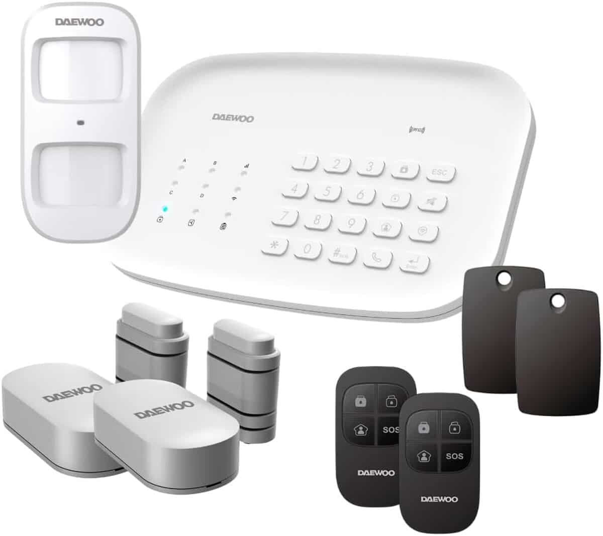 Test du pack Starter Pet Immune Daewoo : alarme maison connectée et intelligente