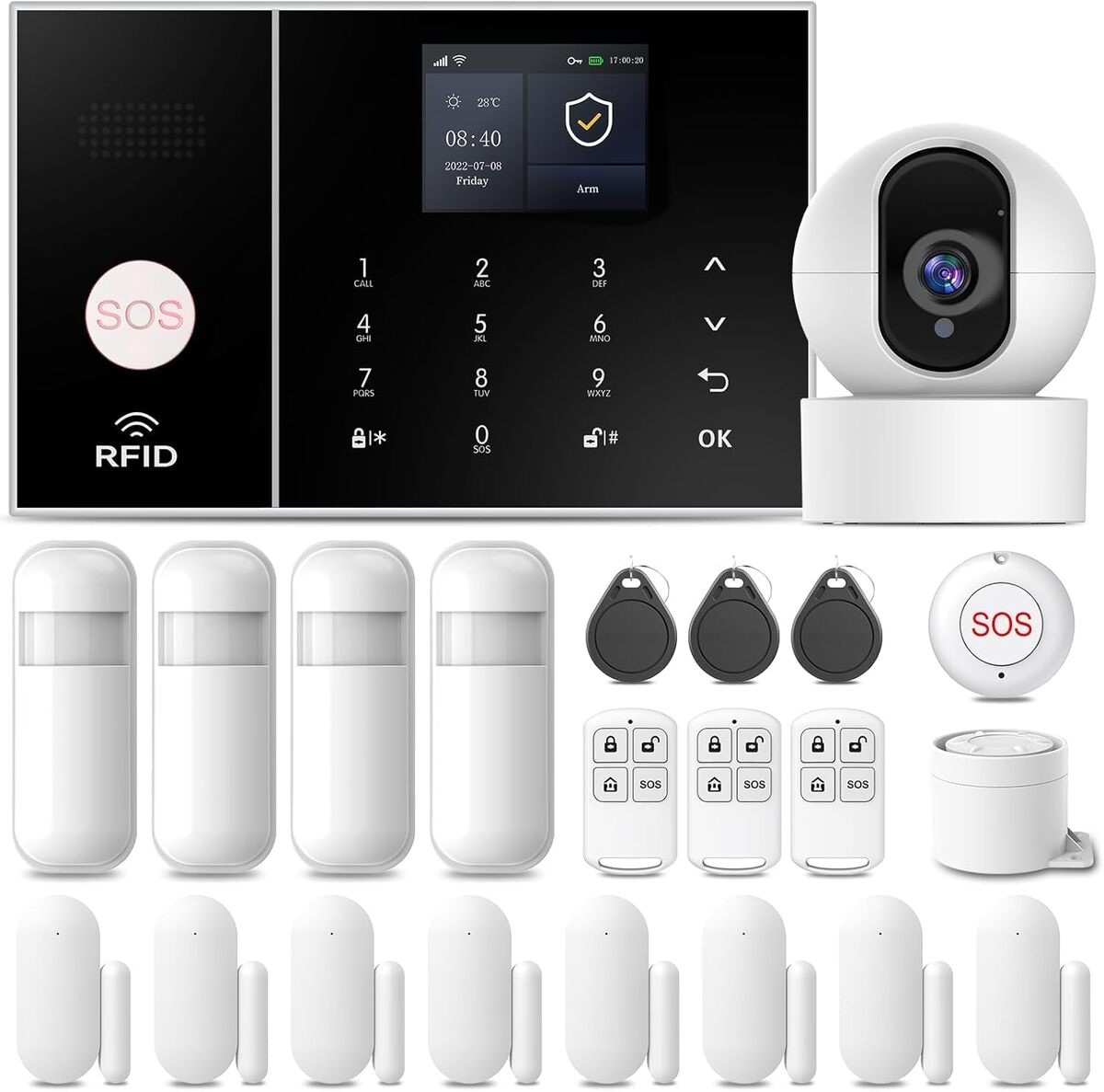 Test du système d'alarme PGST A108F-EU-E efficace et connecté