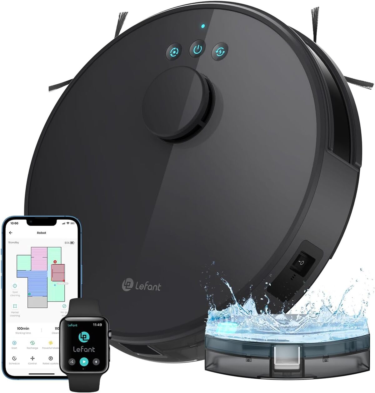 Test : le robot aspirateur Lefant à aspiration 4000Pa