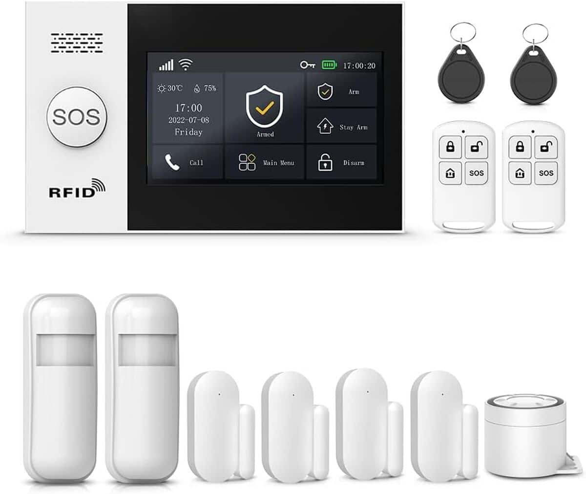 Test : système d'alarme sans fil intelligent avec écran tactile