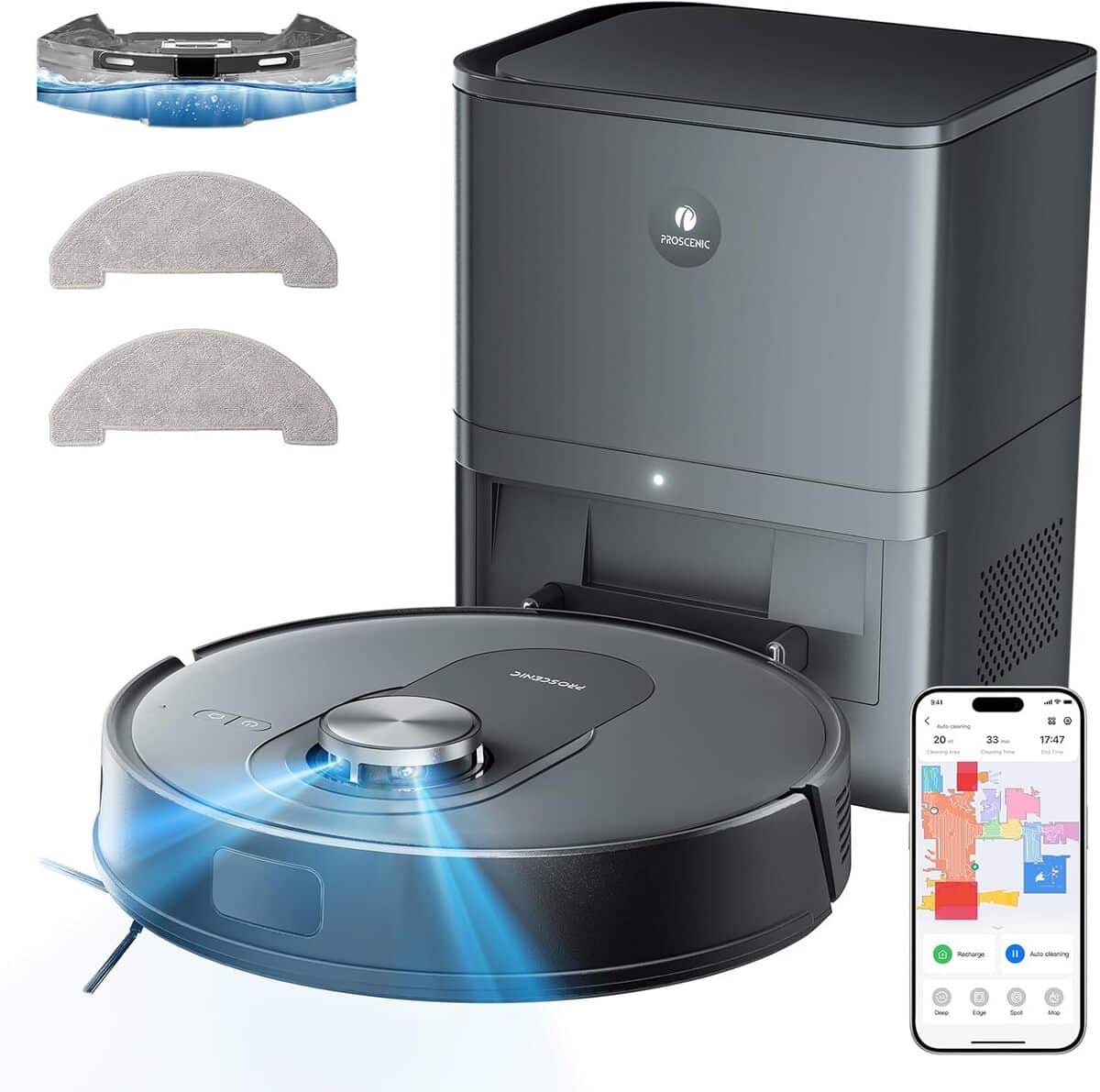 Test : aspirateur robot Proscenic Q8 MAX, puissance et innovation