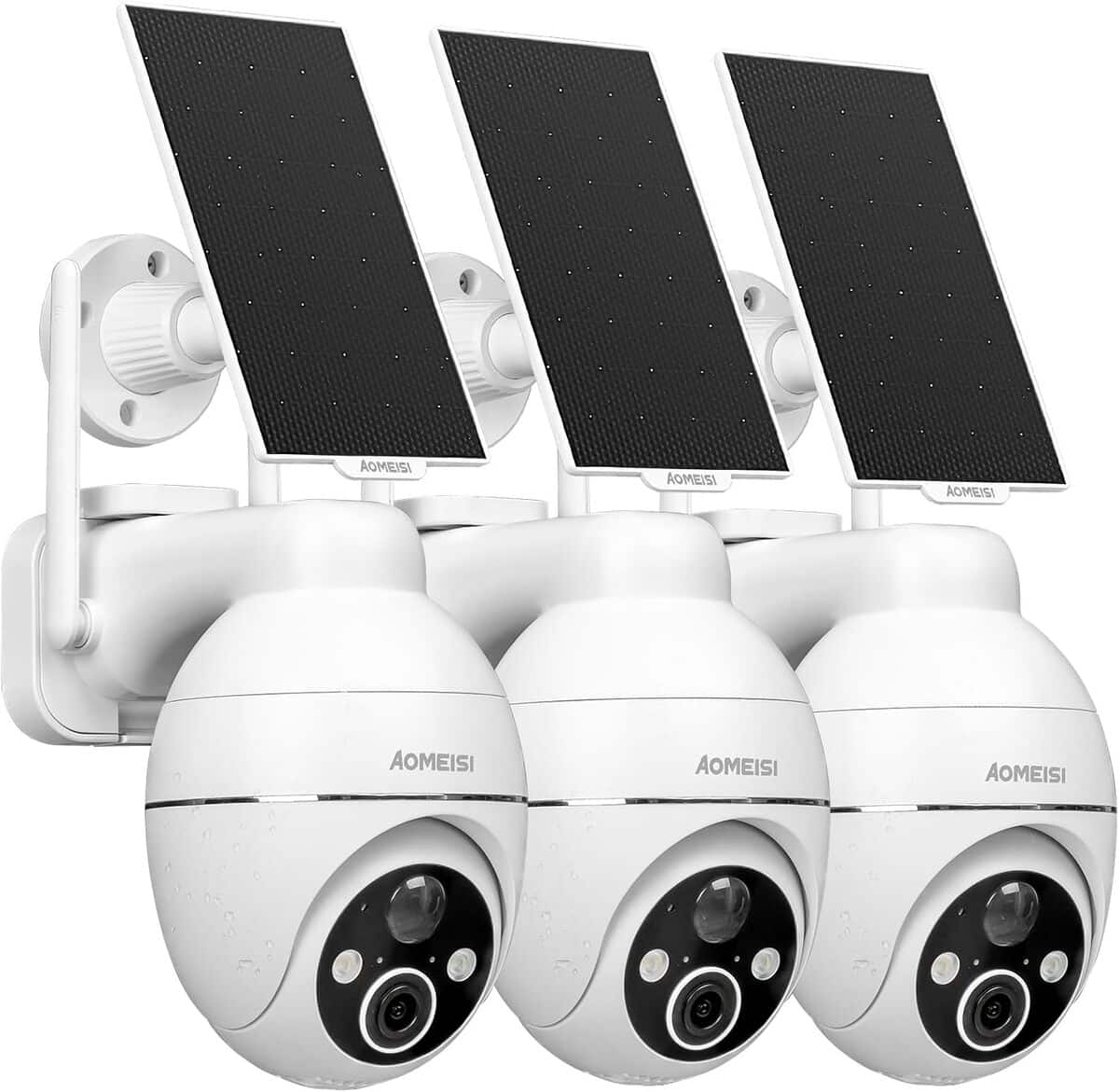 Test : caméra solaire Aomeisi 3G2, sécurité panoramique 360°