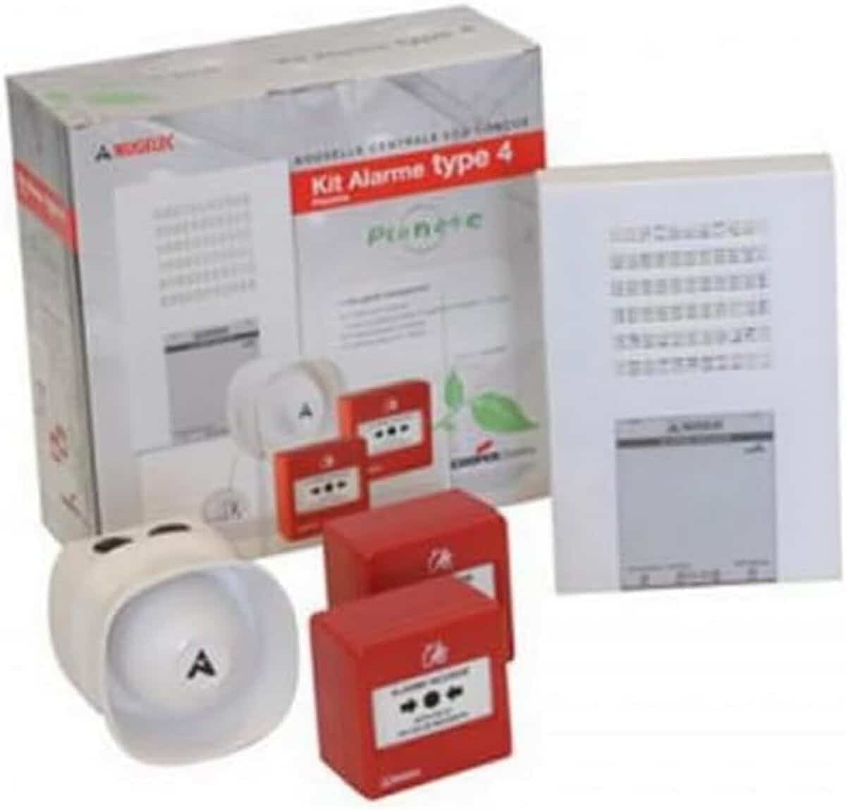 Test de l'alarme incendie Cooper Kit Type 4 avec flash