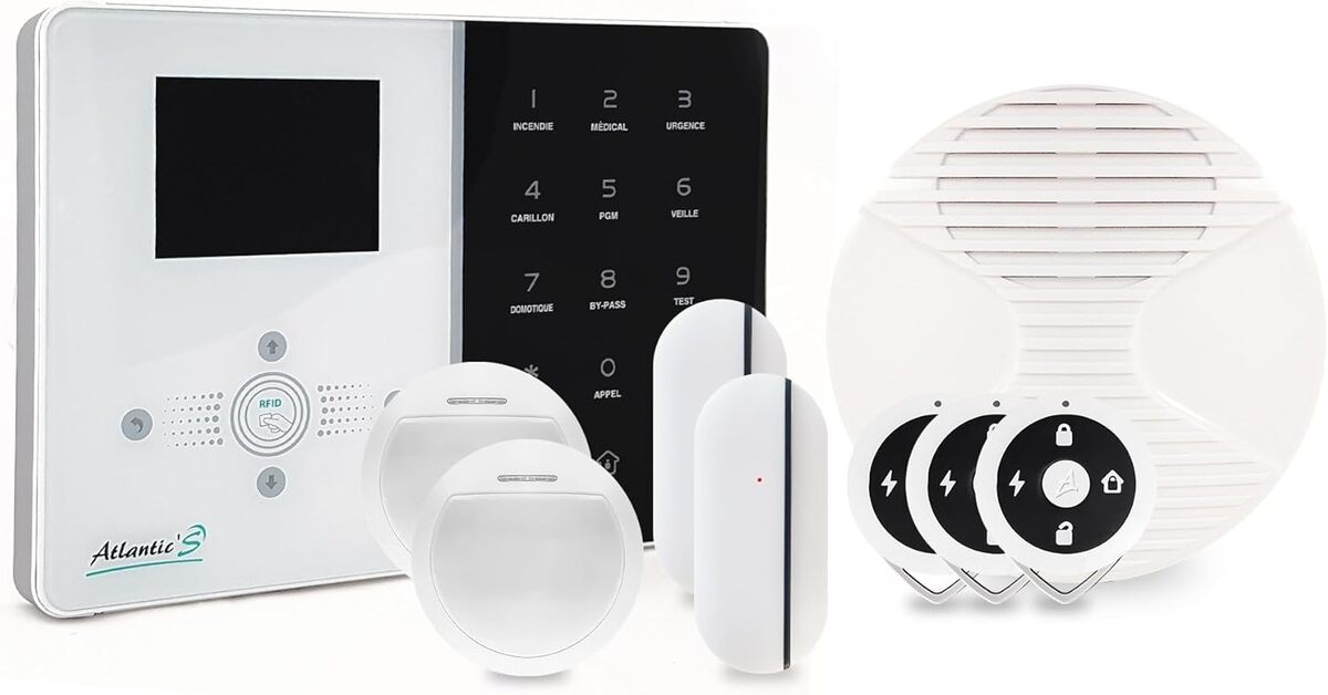 Test de l'alarme sans fil IP Ipeos Kit 2